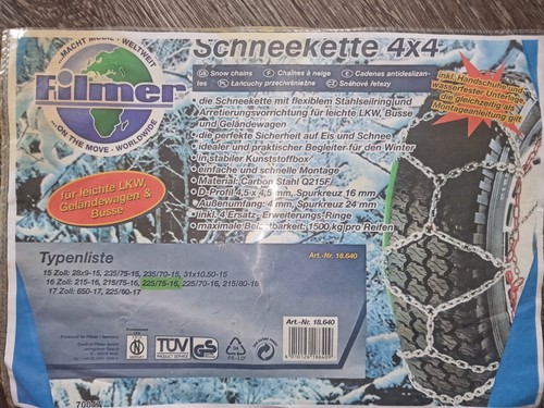 Filmer schneeketten 4x4 - 16",