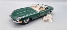 Modellautos 1:24 Franklin Mint Jaguar E-Type Cabriolet 1961 grün