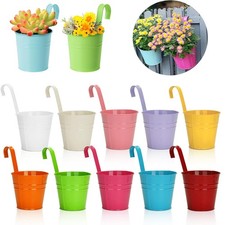 10x Blumentöpfe Hänge Bunt