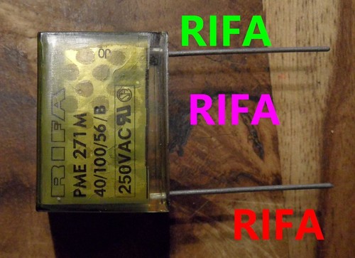 Kondensator rifa pme271m - rifa, x2