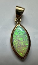 Anhänger Gg 585, Opal Navette