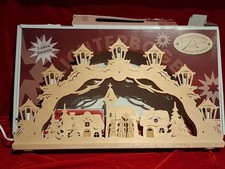 Schwibbogen Lichterbogen Erzgebirge Winterdorf Kurrendensänger OVP 