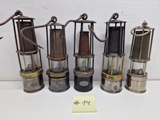 5 alte Grubenlampen