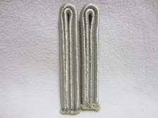 PAAR "SCHULTERKLAPPEN" - ZOLL / FORST / SHD ??? SILBER-GLANZ - Untergrund SILBER