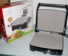 Royal Swiss SLG500318 Keramik Raclette Tisch Elektro Grill Kontakt 1800W 180° ED