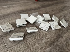 12 Stck Gira System 55 Schalter Abdeckung Standard 55 reinweiss glänzend