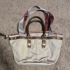 George Gina & Lucy Schulter Handtasche Tasche  Yours Or Mine  Grau Lila Braun