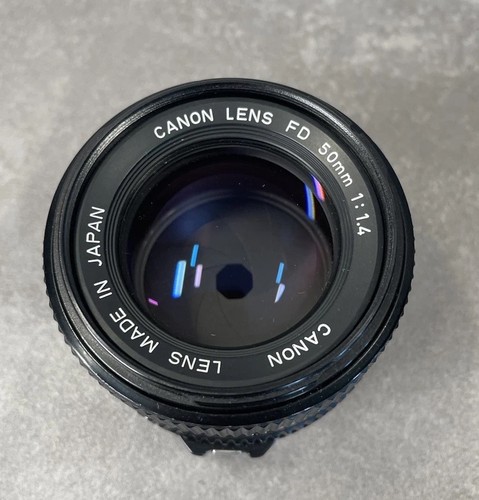 Canon lens 50mm - fd, 1:1.4