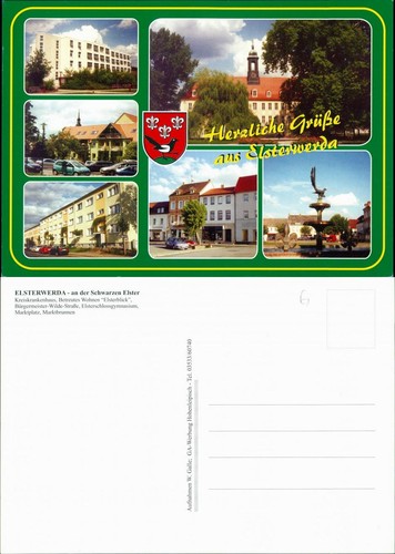 Elsterwerda wikow mehrbild - elsterwerda, mehrbild-ak