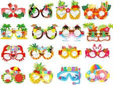 16er Set Foto Requisiten Party Brillen Lustige Hawaii Brillen Sommer Karneval