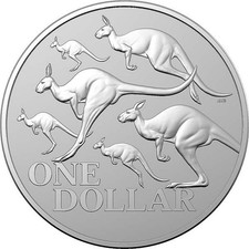 1 oz Silber 999 Känguru 2020 Kangaroo in Kapsel Australien 1 Silver Dollar