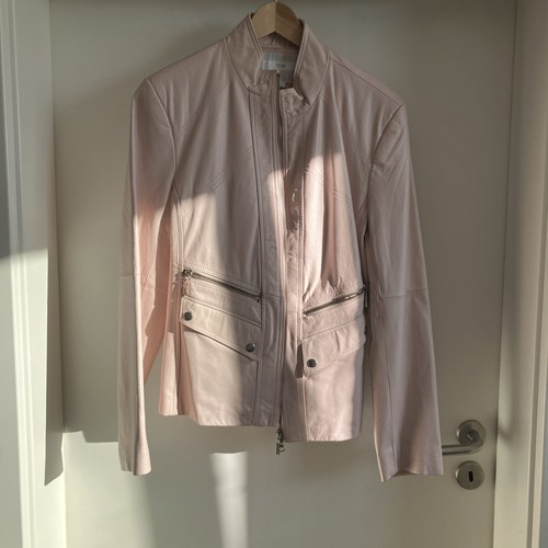 Neue lederjacke zartrosa tcm - lederjacke,