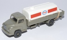 Wiking ++ MAN Kurzhauber Esso Tankwagen ++ komplett zementgrau ++ RAR ++ #P_65
