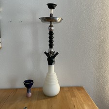 Kaya Shisha Wasserpfeife  PNX 660 White/Black, 4 Anschlüsse, 70cm