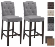 2er Set Barhocker Louise Stoff