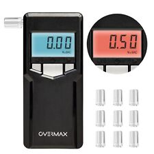 Alkoholtester Promilletester LCD-Anzeige Alcohol Tester Polizeigenau Mundstücke