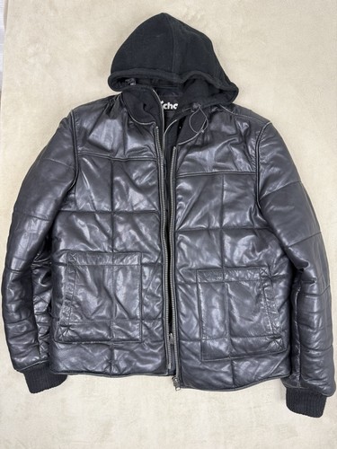 Schott lederjacke pufferjacke - schott,