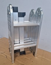 WORHAN® Transportschaden MEHRZWECKLEITER ANLEGELEITER STEHLEITER Leiter 205cm