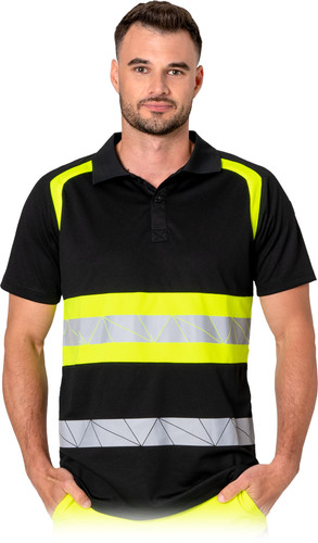Warnschutz schwarz gelb shirt - warnschutz,