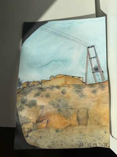 Original aquarell gemälde - aquarell,