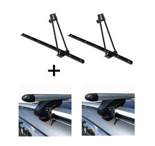 2x Fahrradträger ORION+Relingträger VDP L120 für für BMW 3er Touring SW E46 99-0