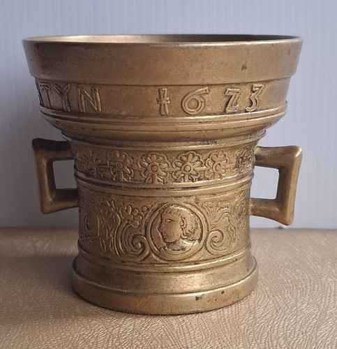 Alter bronze mörser - alter, richard