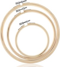 3 Stück Stickrahmen, Runder