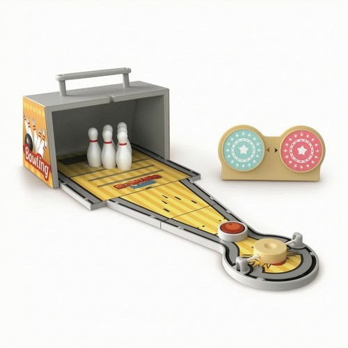 Tischbowling spiel mit koffer - tischbowling-spiel,