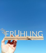 Frühlingsdeko Klötzchen