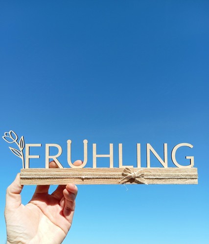 Frühlingsdeko klötzchen - frühlingsdeko,