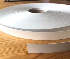 10 Meter Flachband 23 mm weiß