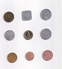 9  Alte Biermarken Pfandmarken aus München  Beschreibung siehe Unten