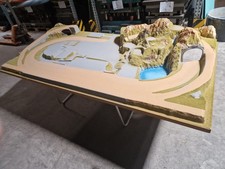 alte Eisenbahnplatte Grundrahmen HO ohne Zubehör