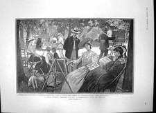 Original alter antiker Druck