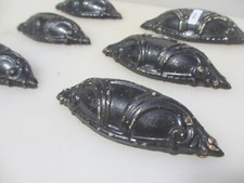 Große Vintage Eisen Schublade