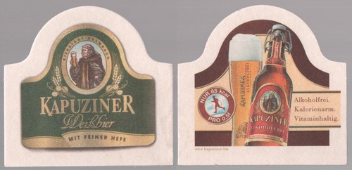 Bierdeckel kapuziner kulmbach - bierdeckel,