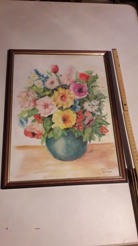 Aquarell stillleben blumen - aquarell, in