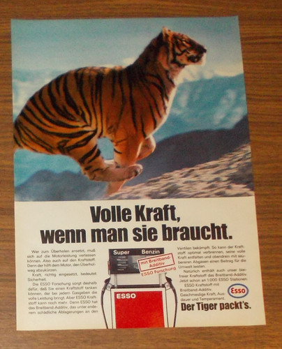 Rare advertising esso full - rare,