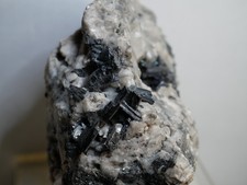 Manganit XX mit Matrix, Ilfeld, Harz, Thüringen, Deutschland / Germany