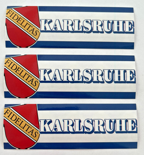Karlsruhe fidelitas aufkleber - karlsruhe,