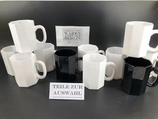 arcoroc OCTIME schwarz & weiß➡️TEILE AUSWAHL➡️Glas France Kaffeebecher Schüssel