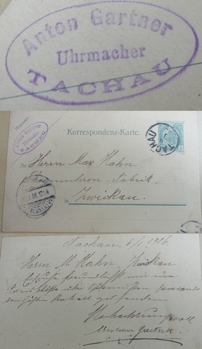 Tachau uhrmacher - tachau, (böhmen):