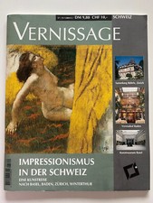 3636 Vernissage Zeitschrift zur Ausstellung Impressionismus in der Schweiz 57/