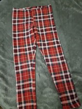 H&M  weiche Karo Leggings Sweat Hose   Gr. 116 