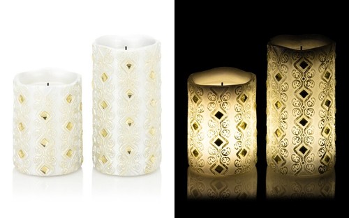 Led kerzen 2er - led, set
