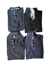 4x Dunkle Polos Kurzarm