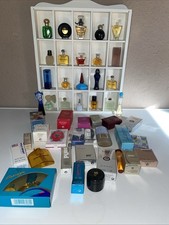 47 Parfüm Miniaturen Sammlung +Setzkasten, weiss