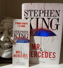 Stephen King MR MERCEDES mit seltenem Werbelesezeichen Sperling & Kupfer