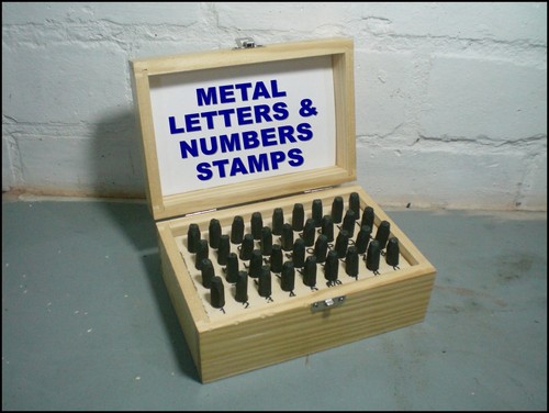 Zahl buchstabe stempel metall - zahl,