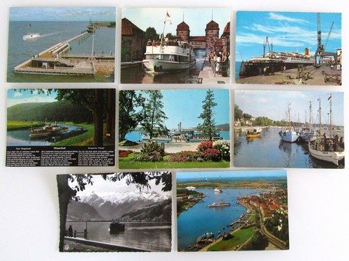 Postkarten lot mit schiff - postkarten,
